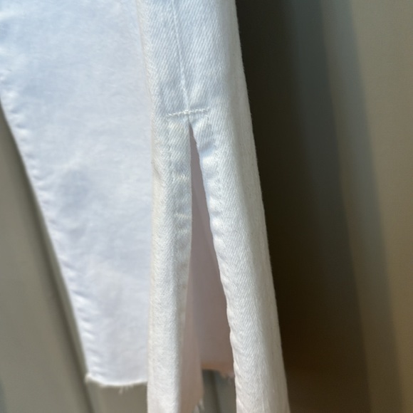 Joe’s Jeans High Rise Boot Cut Split Raw Hem White size 28 - Picture 2 of 11